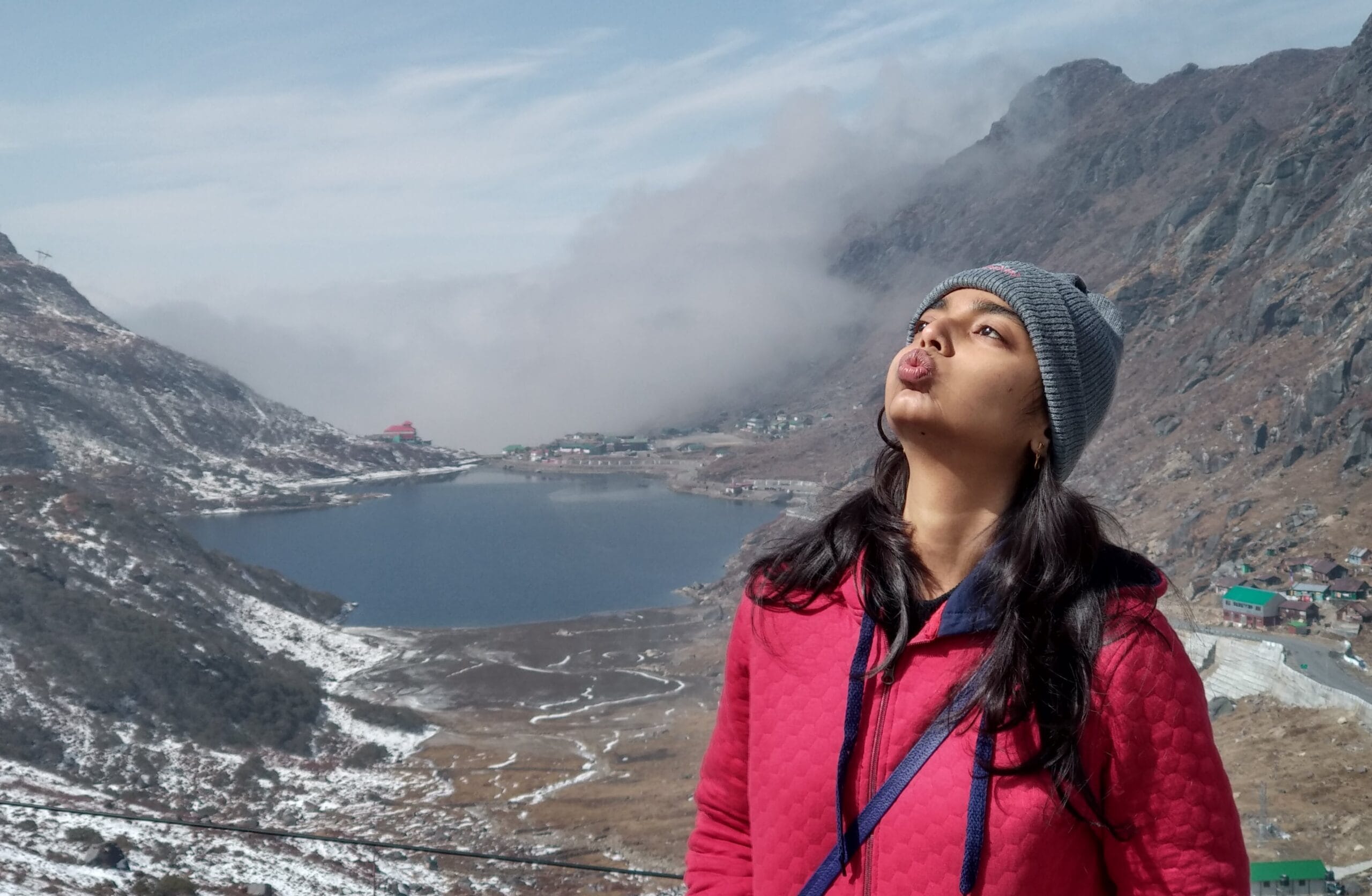 Me at Tsomgo Lake (Changu Lake)