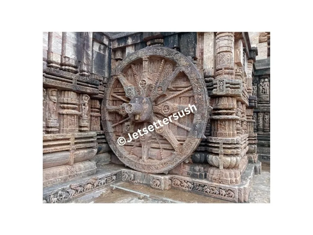 Chariot Wheels at Sun temple in Konark
