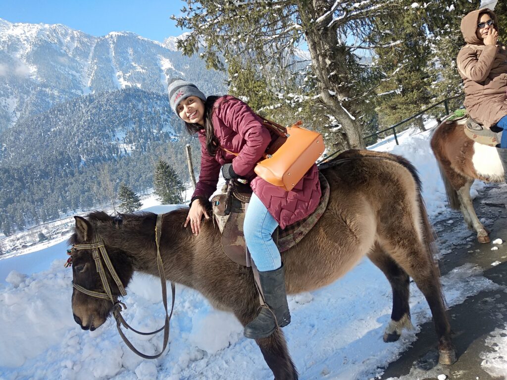 Hiking up Baisaran Valley Pahalgam