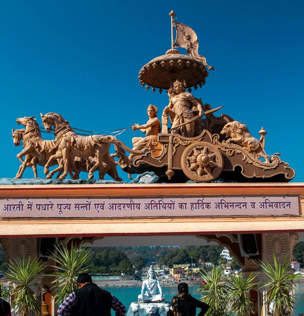 The Photo of Lord Krishna at Triveni Ghat Rishikesh