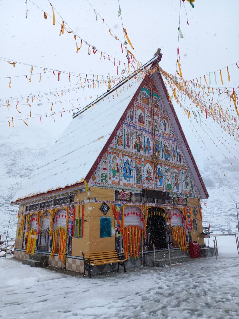 Machail Mata Temple in Winter