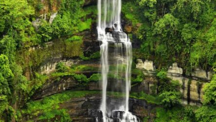 Vantawng Falls is one of the best Mizoram Tourist Places