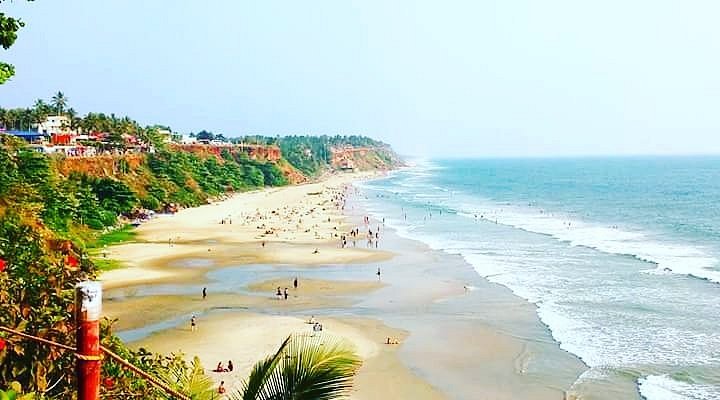 View of Varkala Cliff