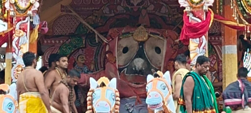 Glimpse of Jagannath Maha Prabhu during Jagannath Rath Yatra<