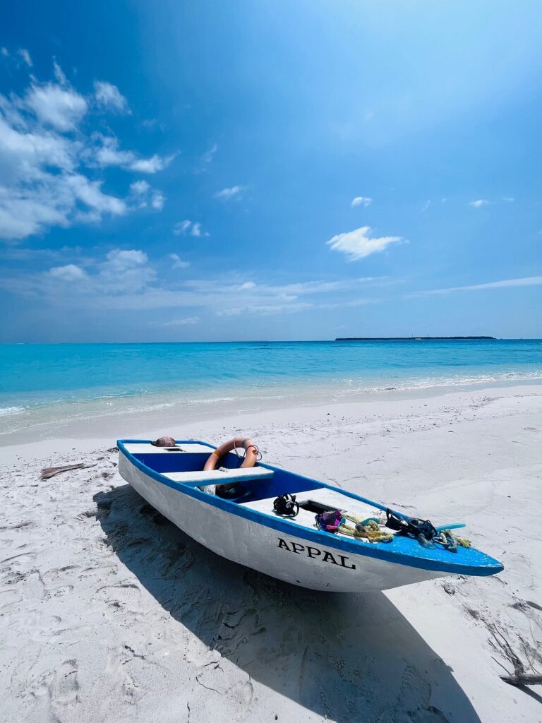 Pristine beaches on Agatti Island